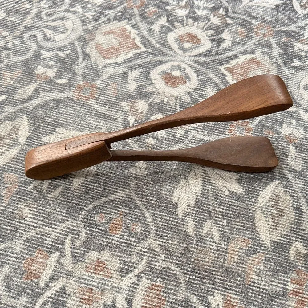Vintage teak salad server